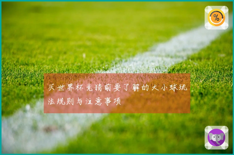 买世界杯竞猜前要了解的大小球玩法规则与注意事项