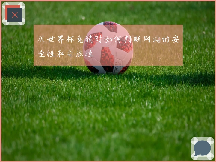 买世界杯竞猜时如何判断网站的安全性和合法性